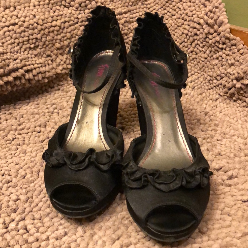 Black high heels